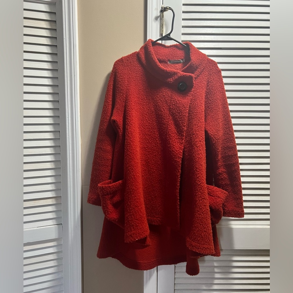 Alembika Oversized Fleece Swing Coat (xs)